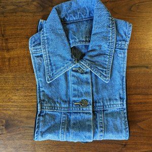 Veronica Beard Slate Denim Dickey